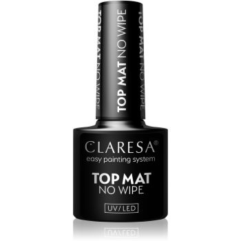Claresa UV/LED Top Mat No Wipe gel de protecție cu aspect mat - imagine 2